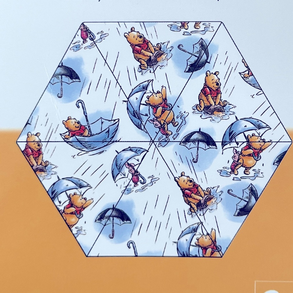 Disney Winnie the Pooh White Umbrella Auto Open